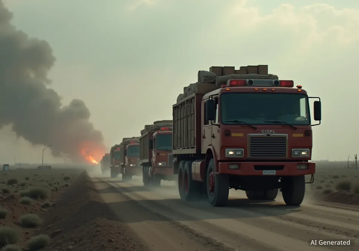 Salzburger Feuerwehren liefern Hilfsgüter in die Ukraine