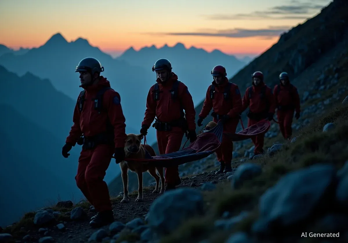 Bergrettung rettet Hund nach Schlangenbiss im Pongau