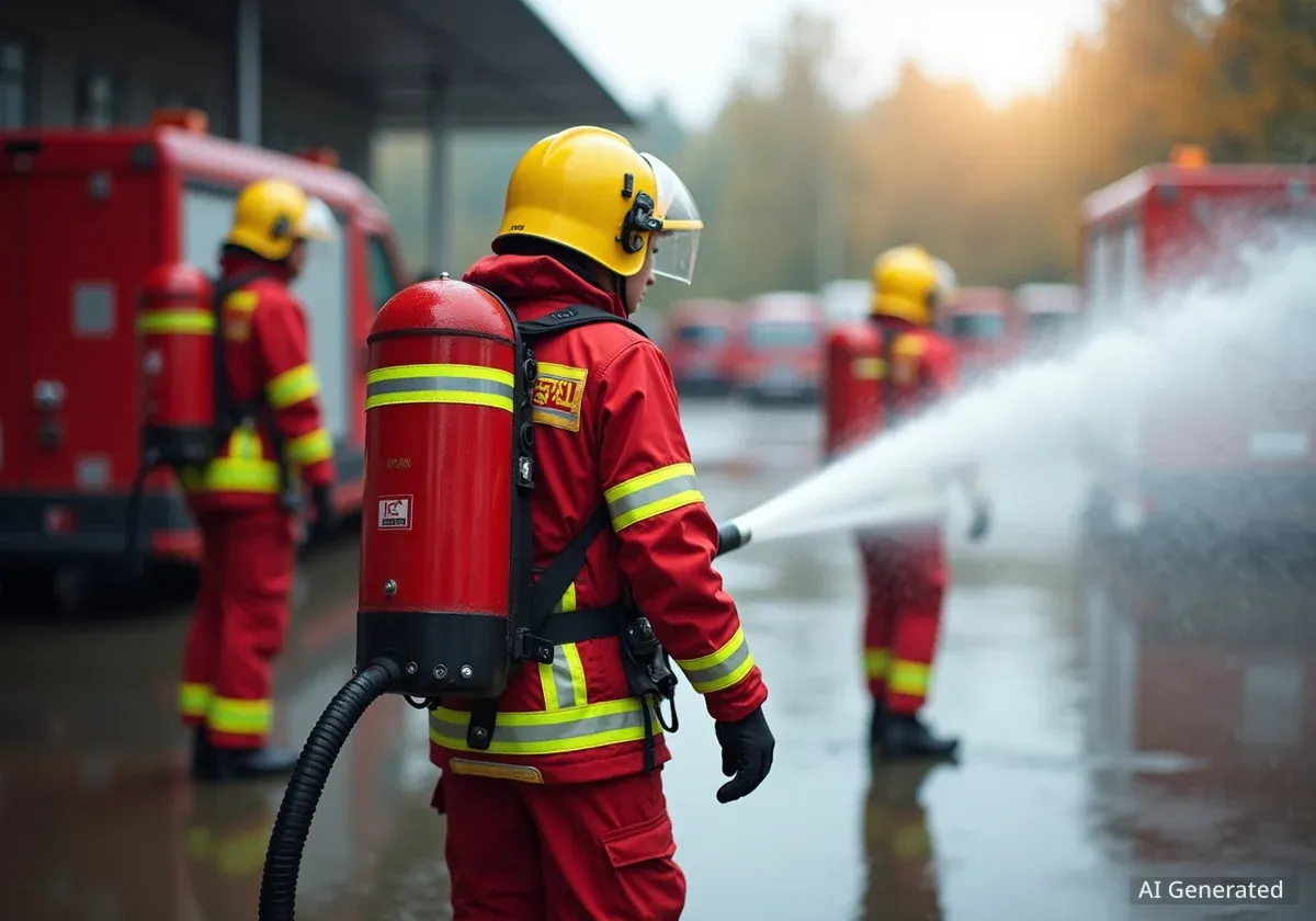 Feuerwehrjugend im Flachgau trainiert für den Ernstfall
