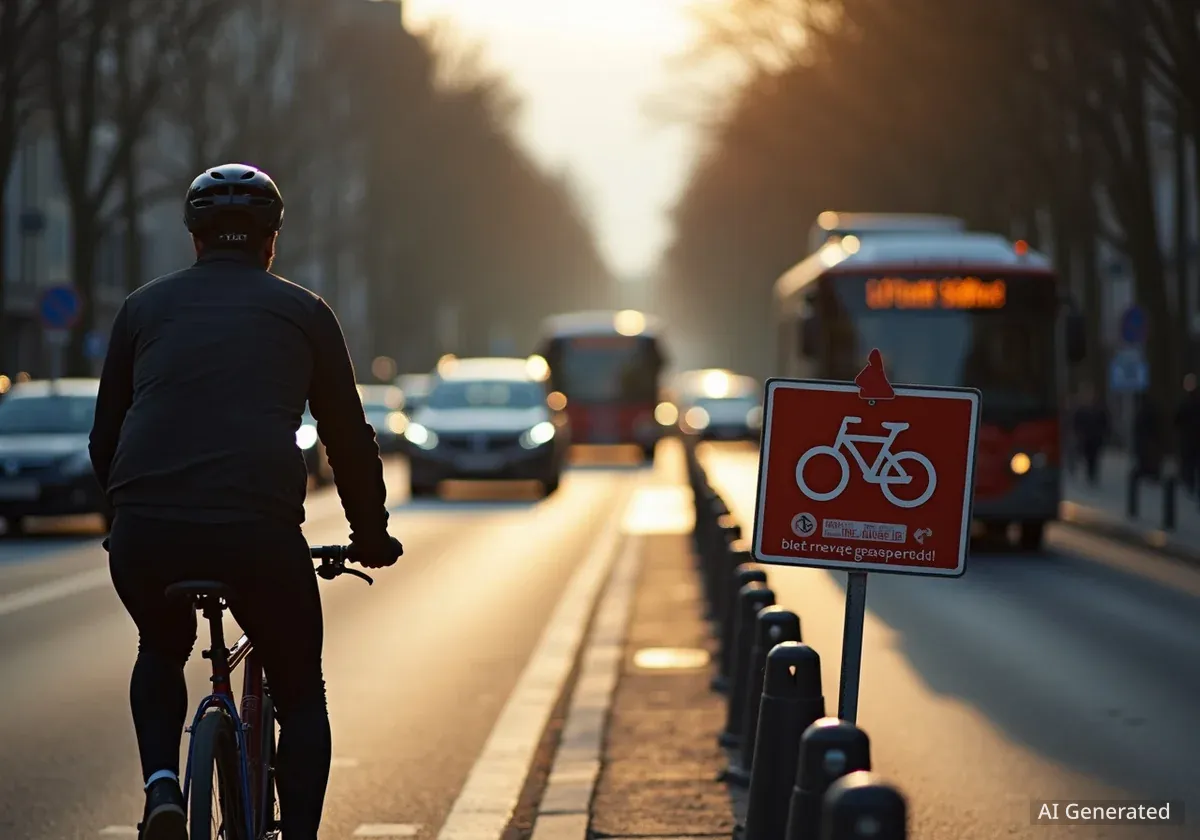 Kritik an Radweg-Sperre auf Hellbrunner Landesradroute
