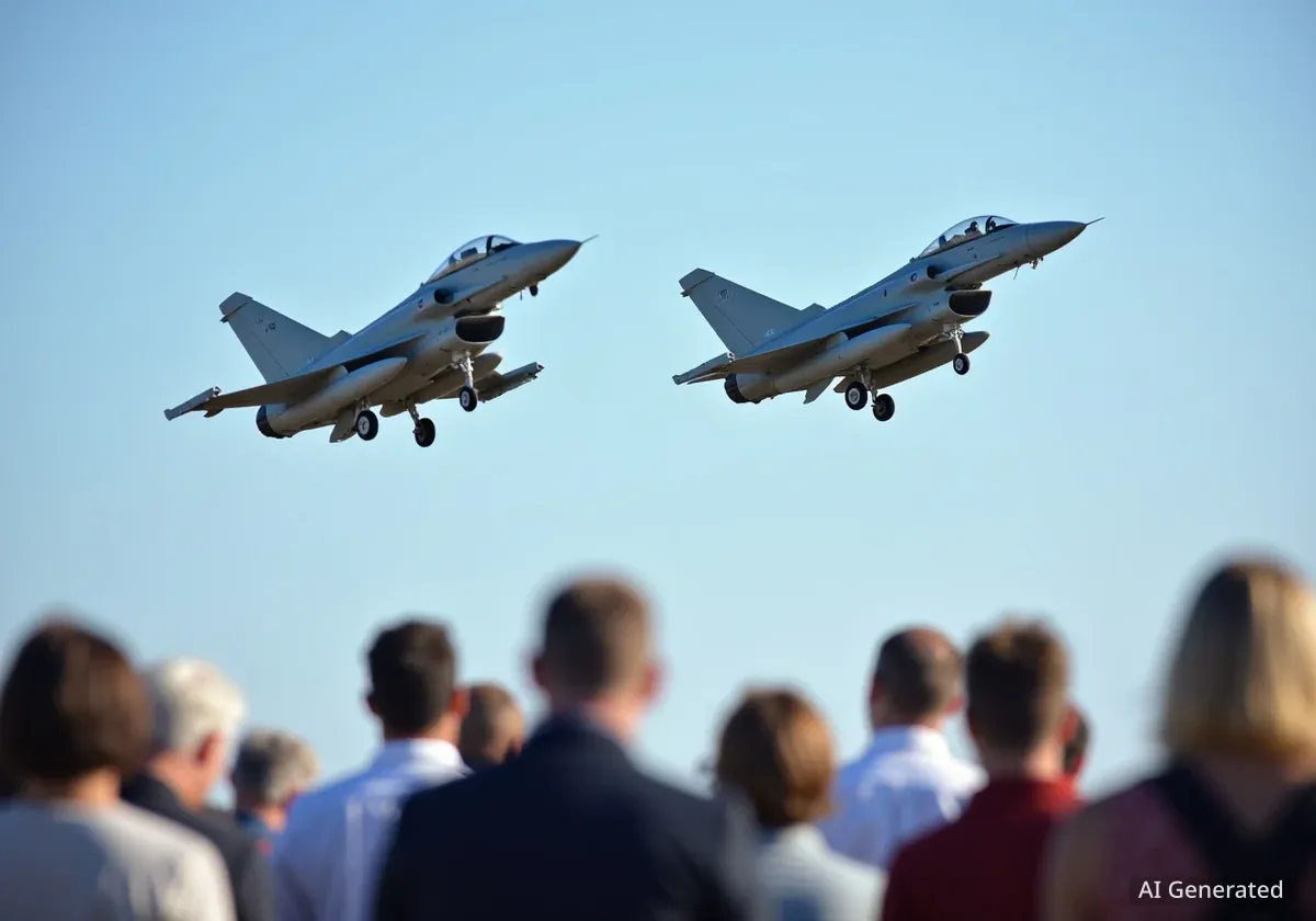 Eurofighter-Flug in Salzburg löst politische Debatte aus