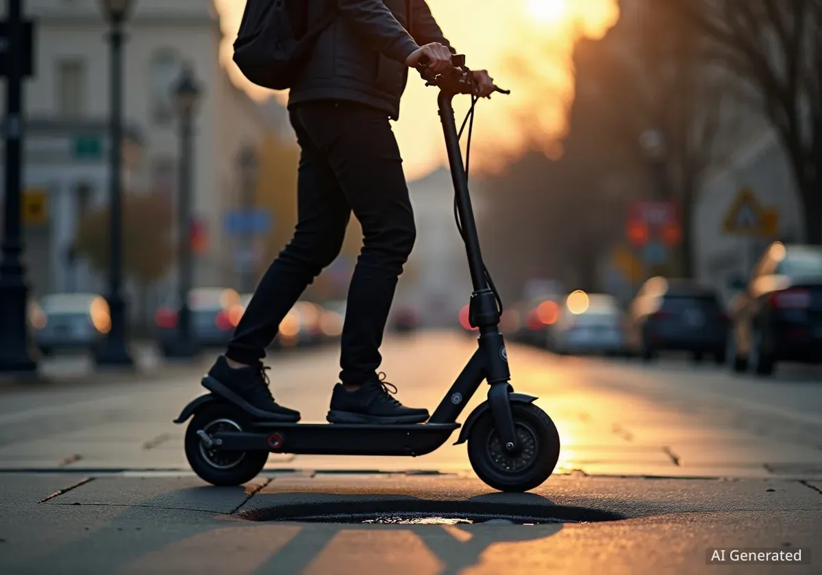 E-Scooter-Fahrer stürzt in Salzburg: Klage abgewiesen