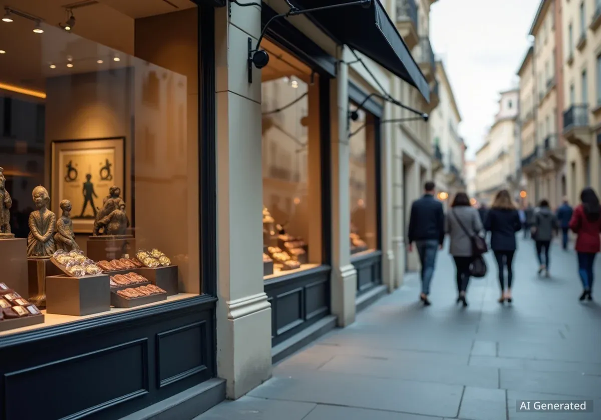 Wandel in der Getreidegasse: Kunst und Schokolade statt Leerstand