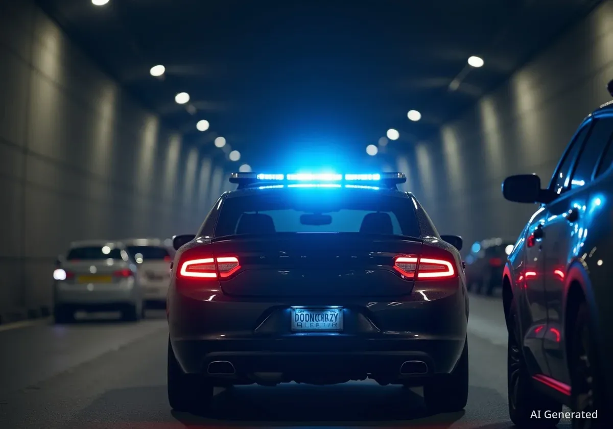 Führerscheinloser Raser mit 153 km/h im Lieferinger Tunnel gestoppt