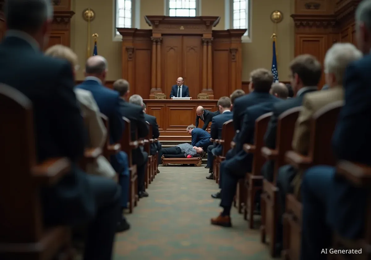 Landesrat Schwaiger während Landtagssitzung erkrankt