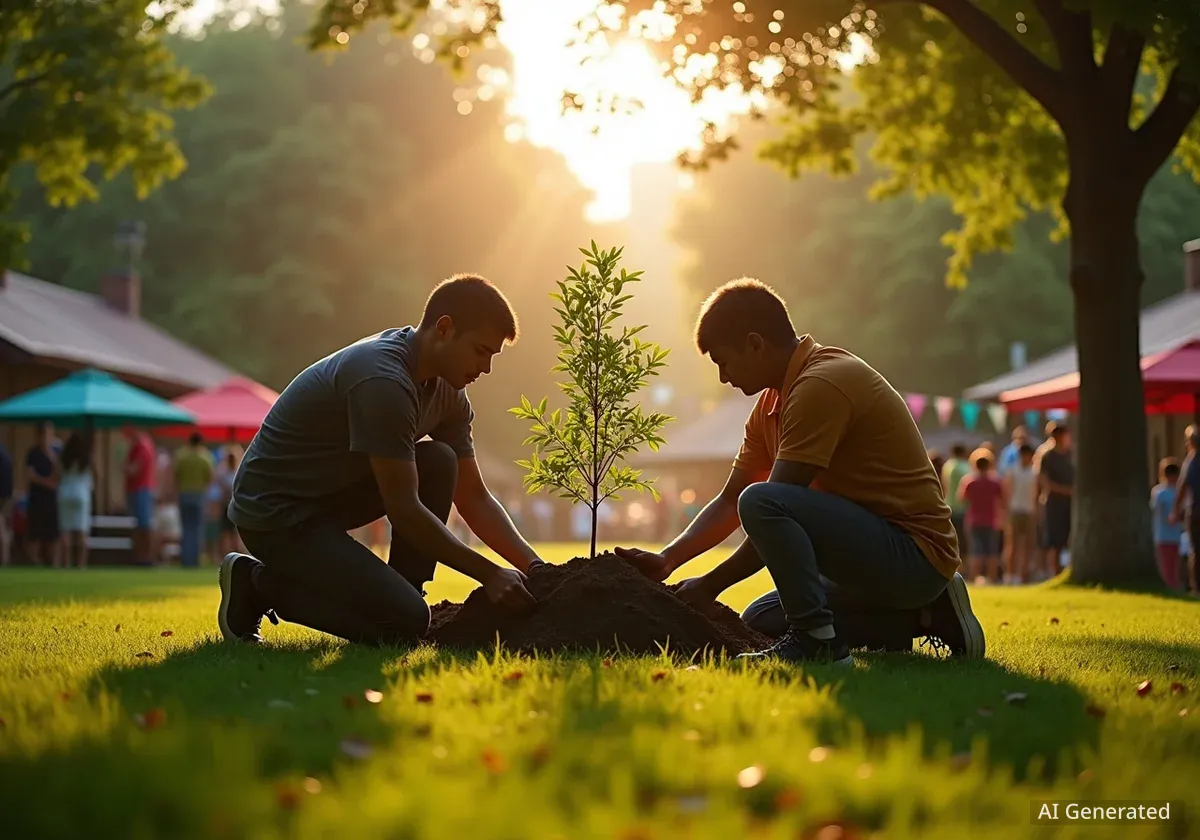 Bürgerengagement in Schallmoos: 1000 Bäume und neue Feste