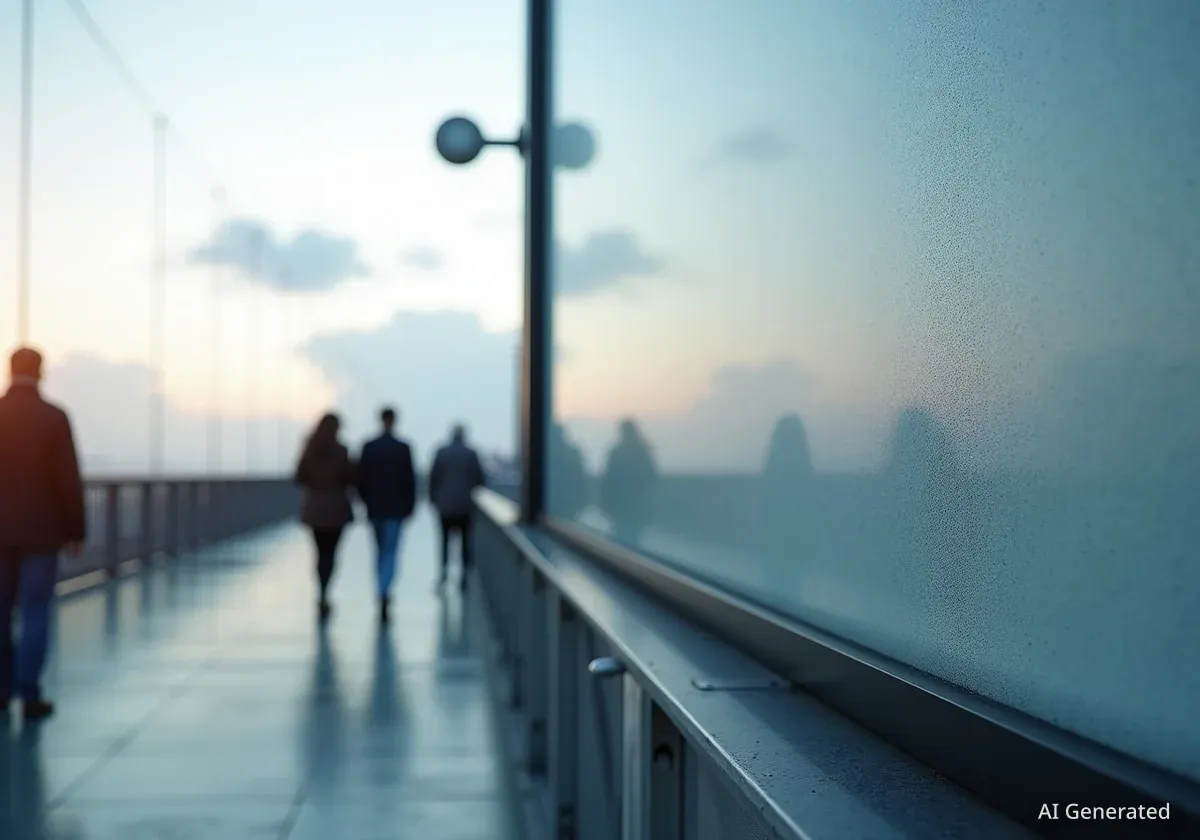Salzburg AG Plakat an Staatsbrücke reinigt die Luft