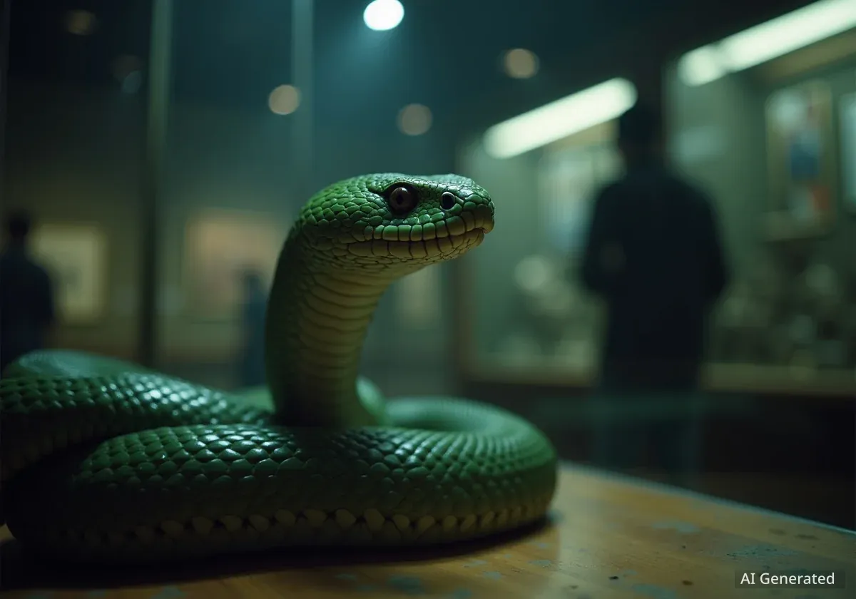 Seltene Mangshan-Viper in Bergheimer „Welt der Gifte“ eingetroffen