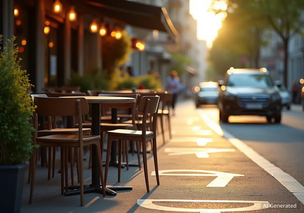 Salzburgs Gastgärten: Wo Tische auf Parkplätze treffen