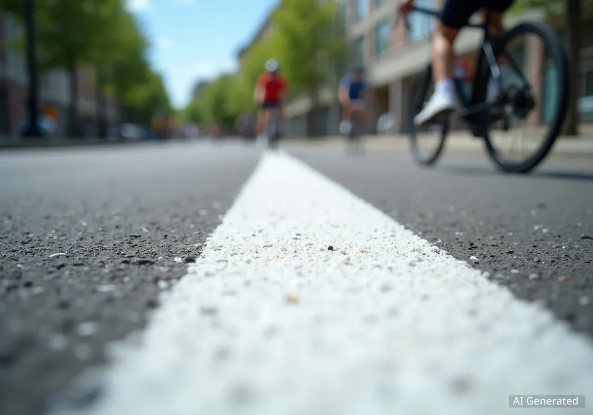 Salzburg erneuert Radweg-Markierungen für mehr Sicherheit