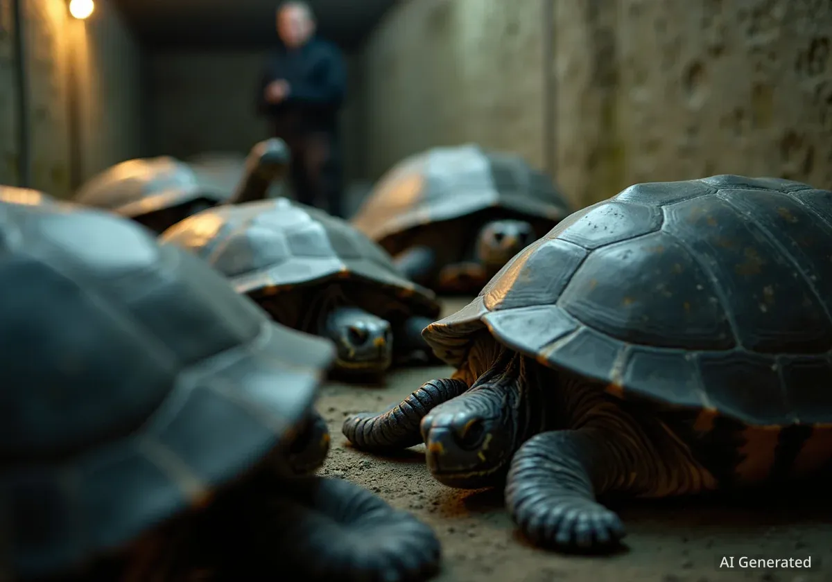 Schildkröten im Salzburger Zoo bereiten sich auf Winterschlaf vor