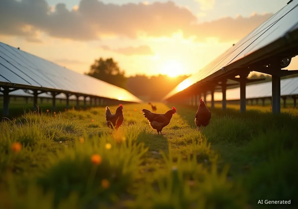Lamprechtshausen: Solarstrom und Hühnerhaltung kombiniert