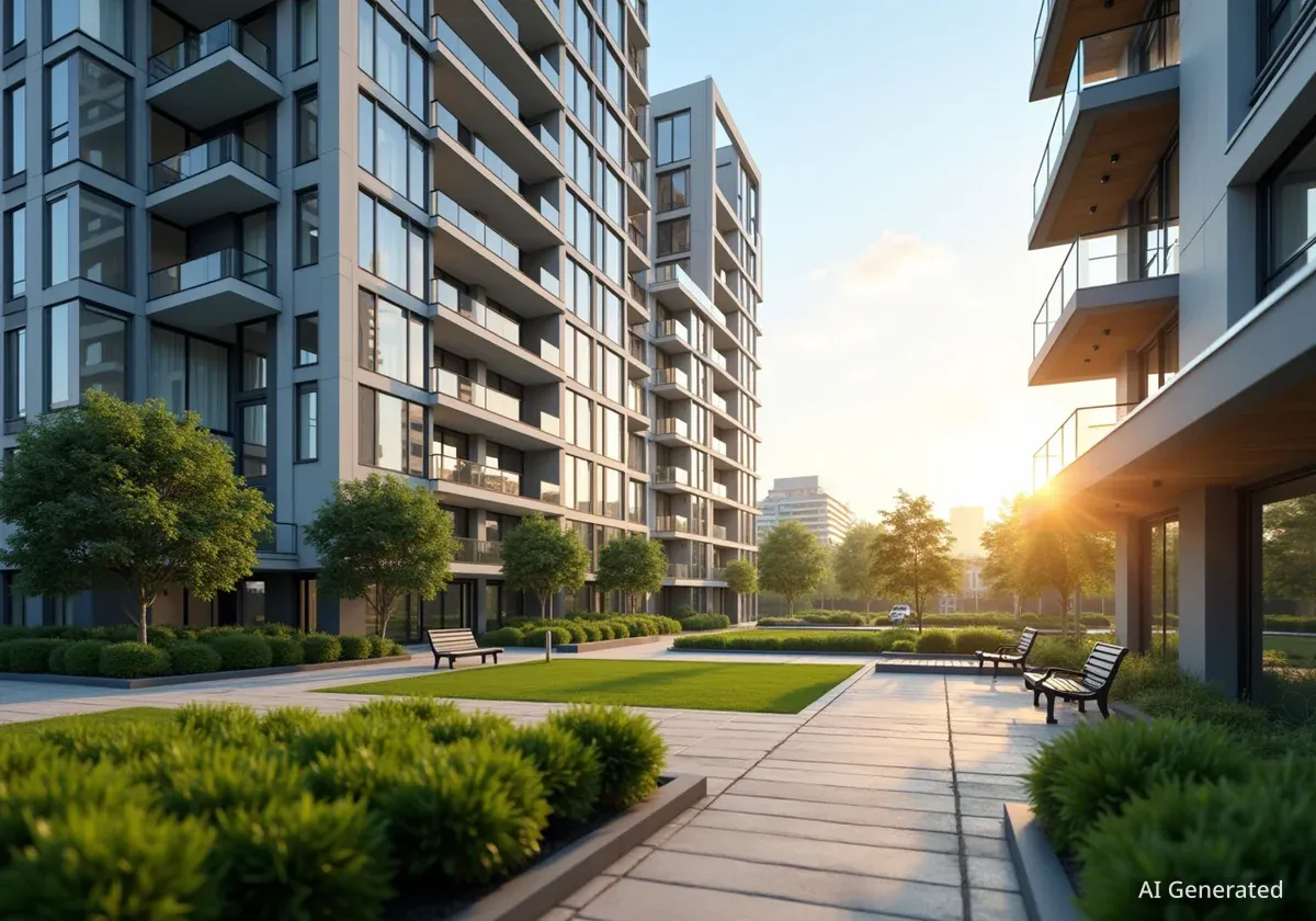 Lehener Vierkant: 28 neue Wohnungen und grüne Oase