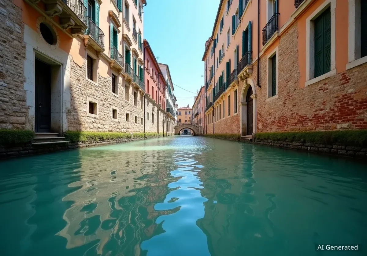 Almkanal in Salzburg nach Reinigung wieder gefüllt