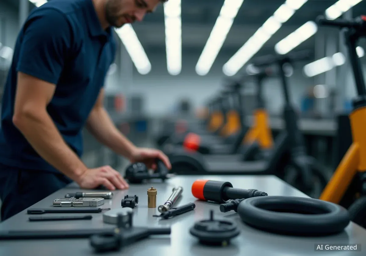 Salzburger Unternehmer schließt Marktlücke mit E-Scooter-Werkstatt