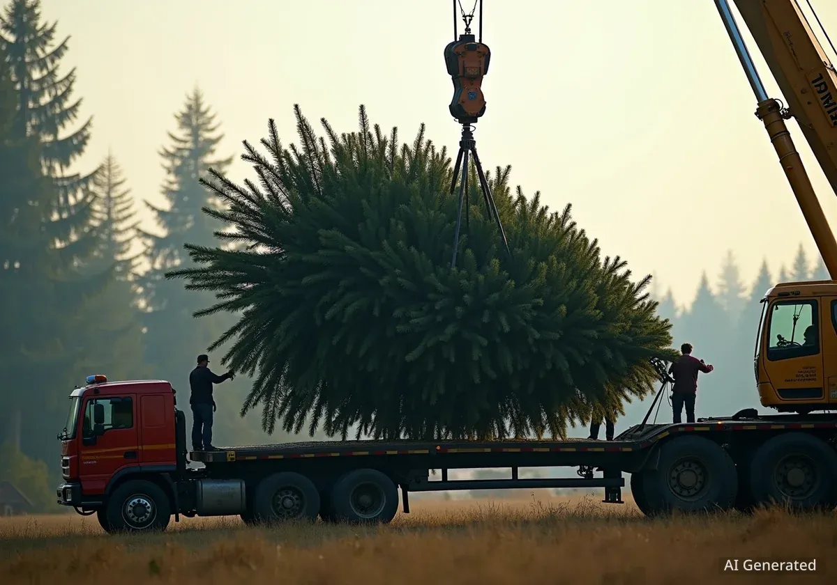 Salzburgs Christbaum: Gigant aus dem Tennengau