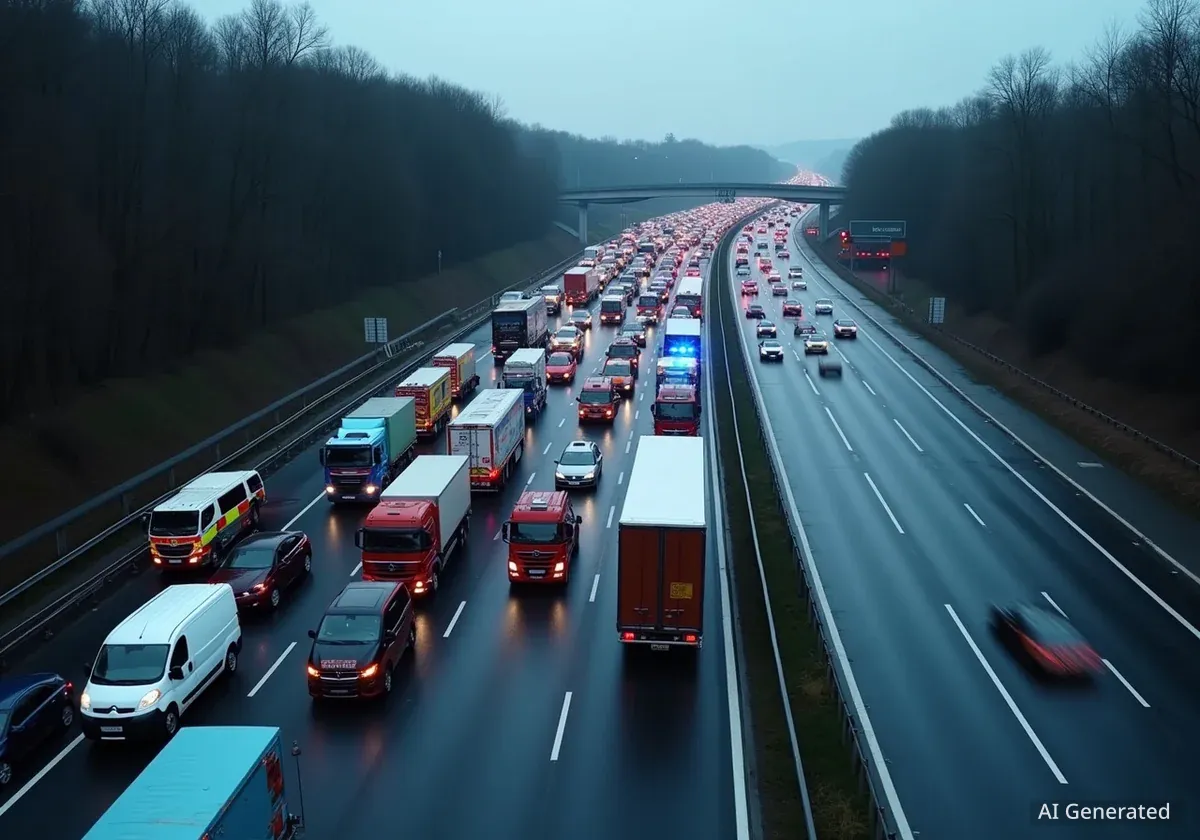 Verkehrschaos auf Westautobahn nach Unfall